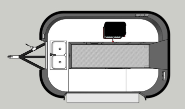 Airstream Trailer PSS3021, der kultige Food- und Verkaufsanhänger